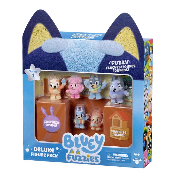 Bluey S14 Fuzzies Deluxe Figure Pack