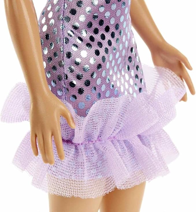 Barbie Glitz Doll Blonde Hair Purple Dress