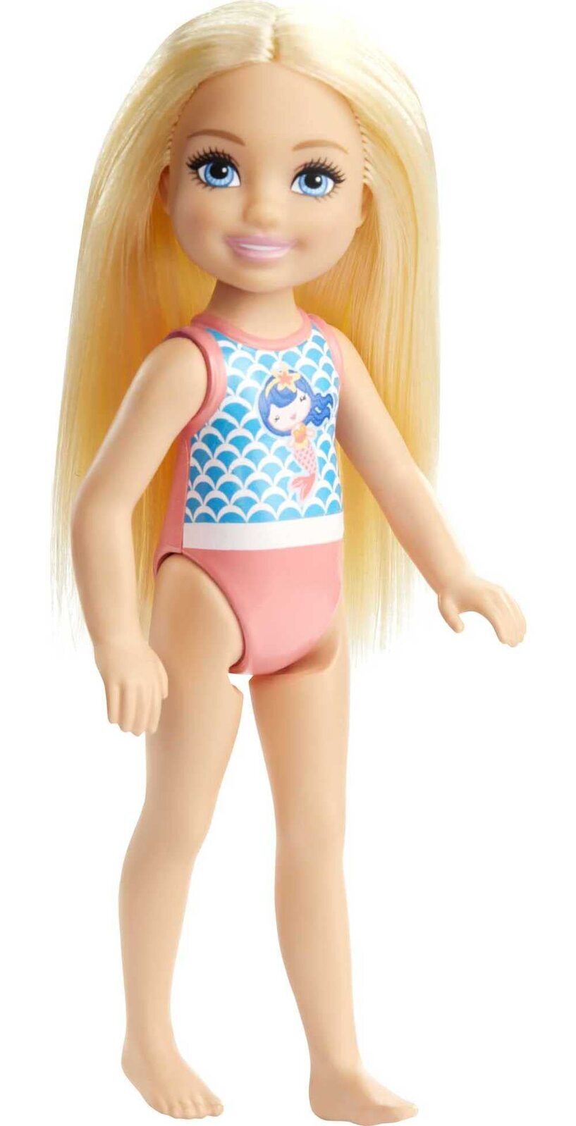 Barbie Chelsea Beach Doll Mermaid on Swimsuit