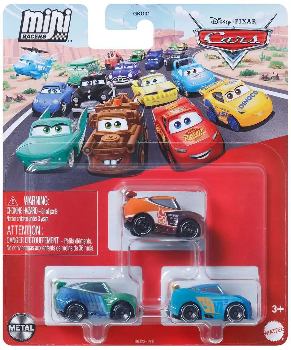 Disney Cars Mini Racers 3pack JBH01