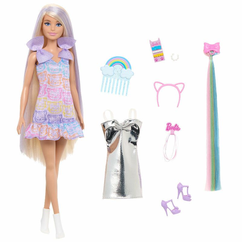 Barbie Fun &amp; Fancy Hair Play Doll - Blonde