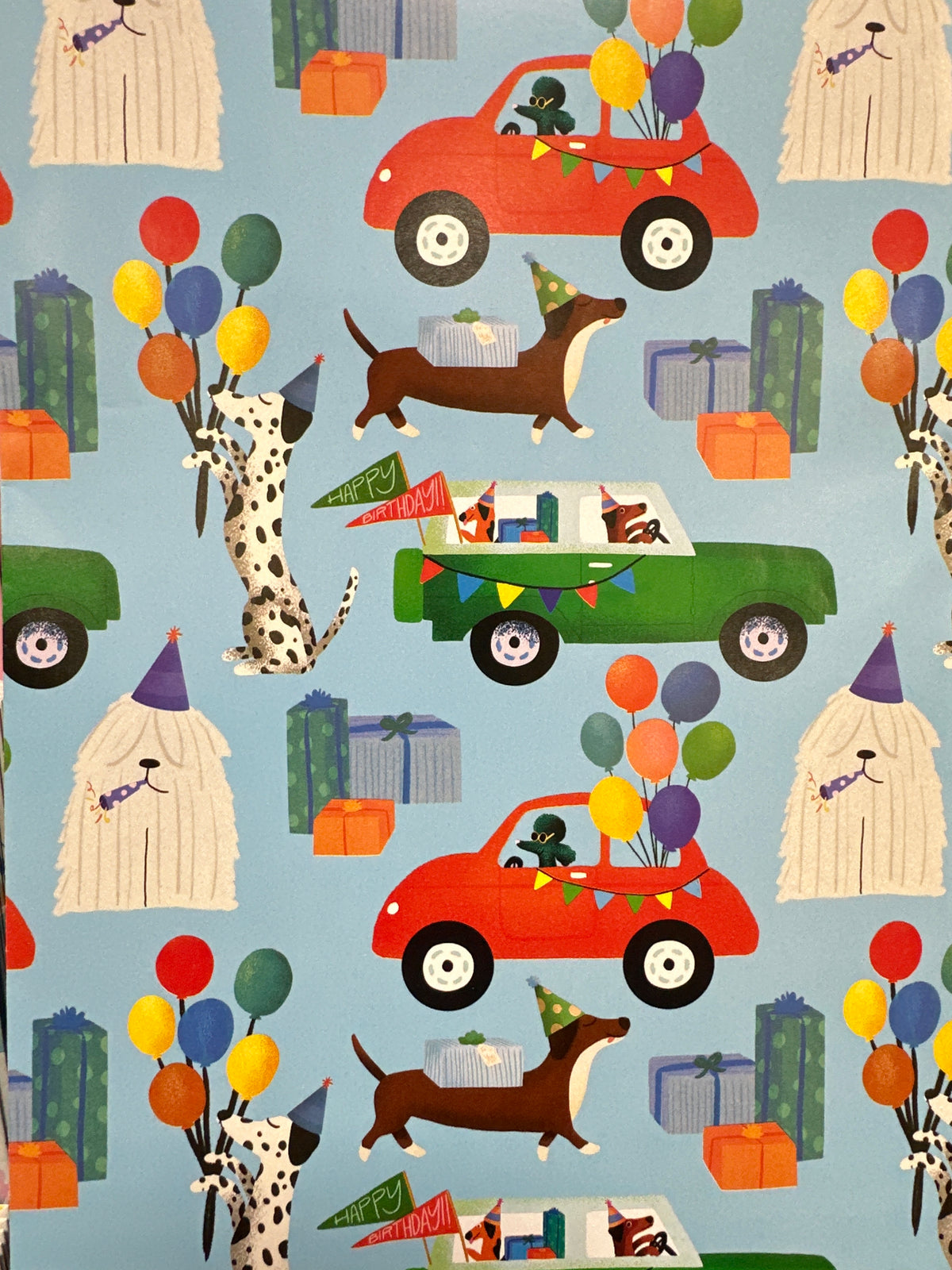 Wrap Folded Dogs and Cars
