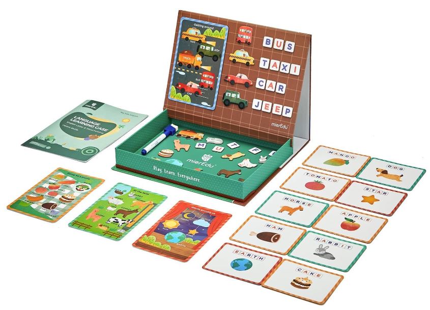 Mier Edu Magnetic Art Case - Language Learning Case