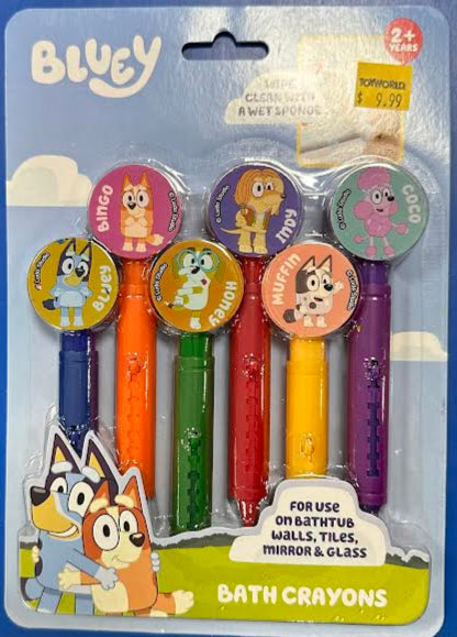 Bluey Bath Crayons