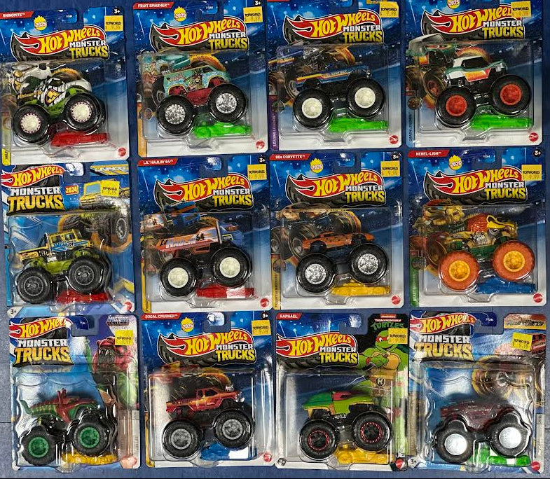 Hot Wheels Monster Trucks 1/64 Asstd