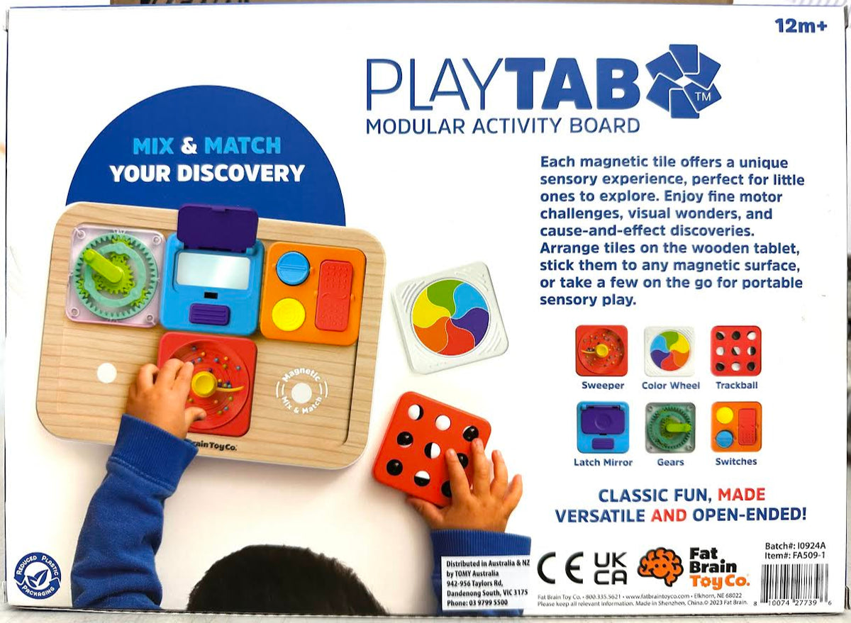 Fat Brain Essentials Play Tab Board and Activities