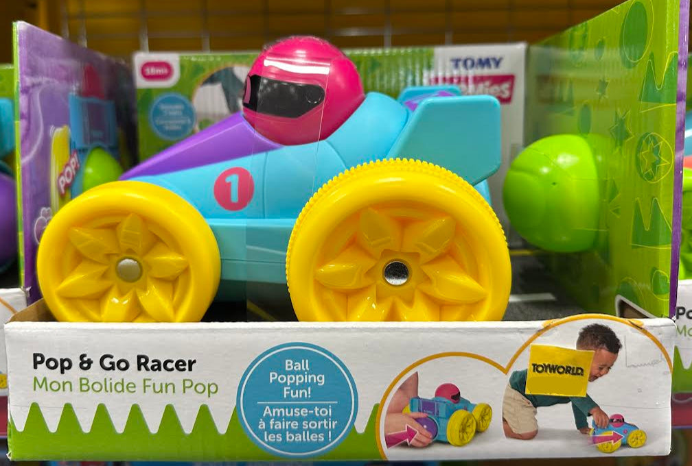 Tomy Toomies Pop &amp; Go Racer Blue