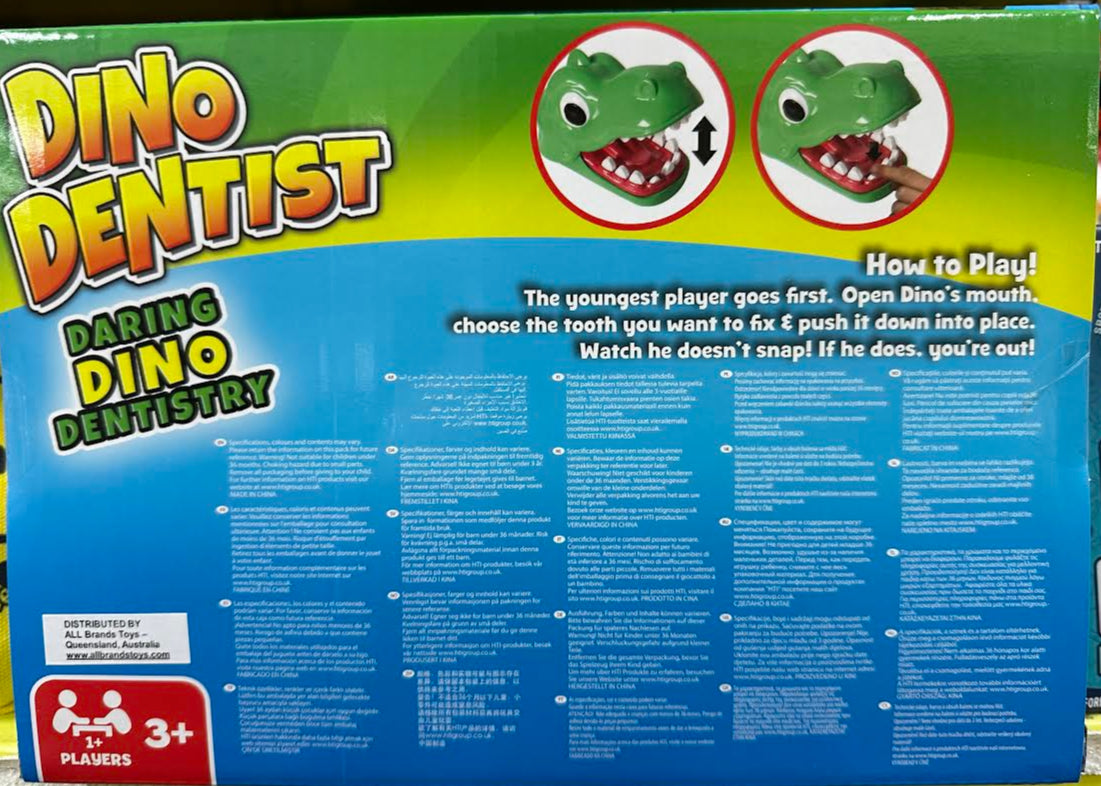HTI Dino Dentist Game