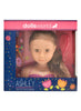 Dolls World Styling Head Brunette Hair - ASHLEY