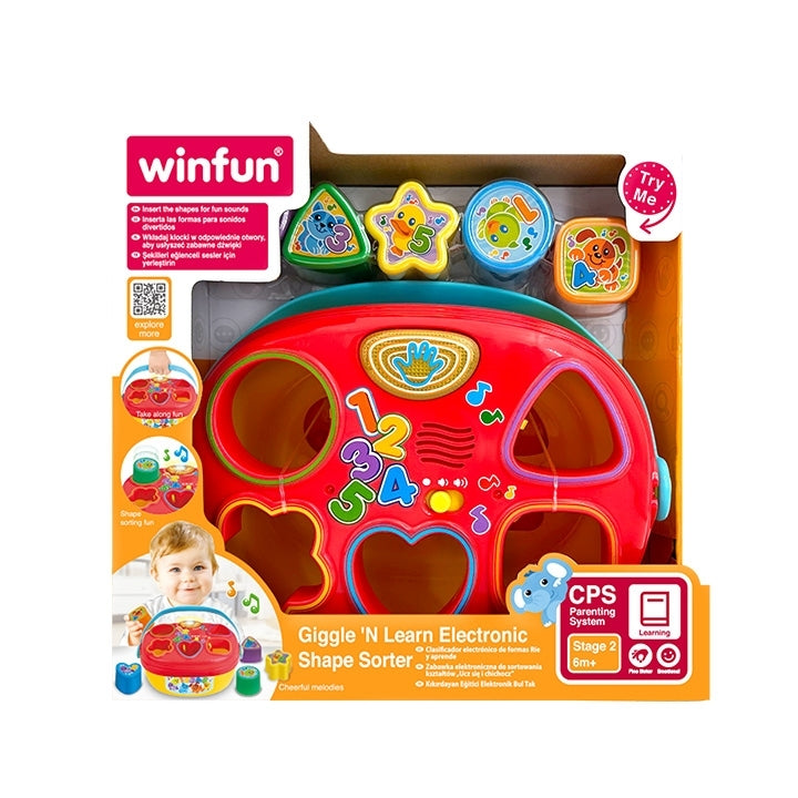 Winfun Giggle &#39;N Learn Electronic Shape Sorter
