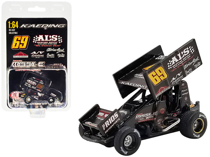 1/64 Sprint Car #69 Kaeding Winged
