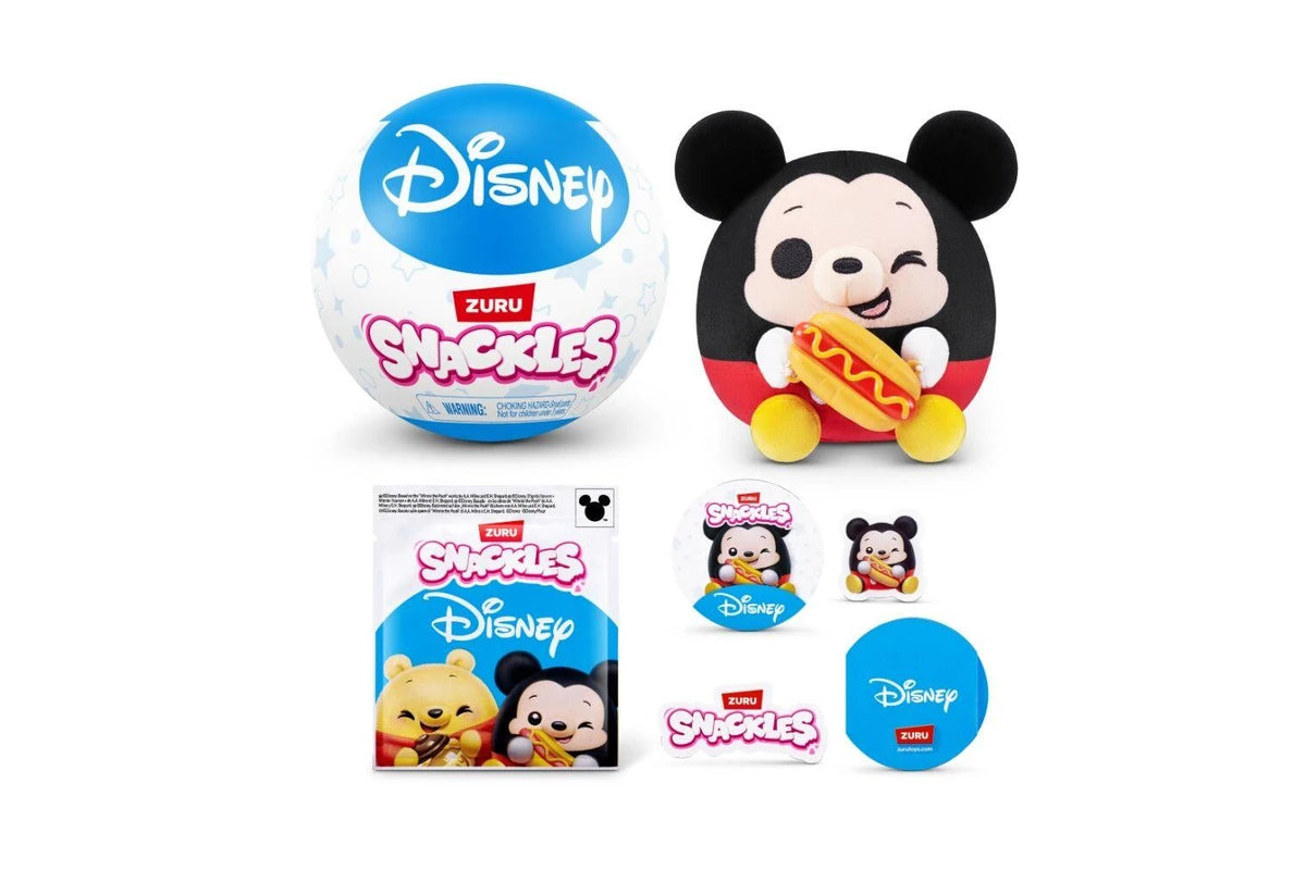 Zuru Snackles 5" Plush Disney assorted