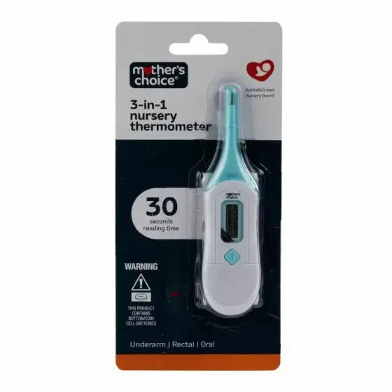 Mothers Choice 3-in-1 Nursery Thermometer