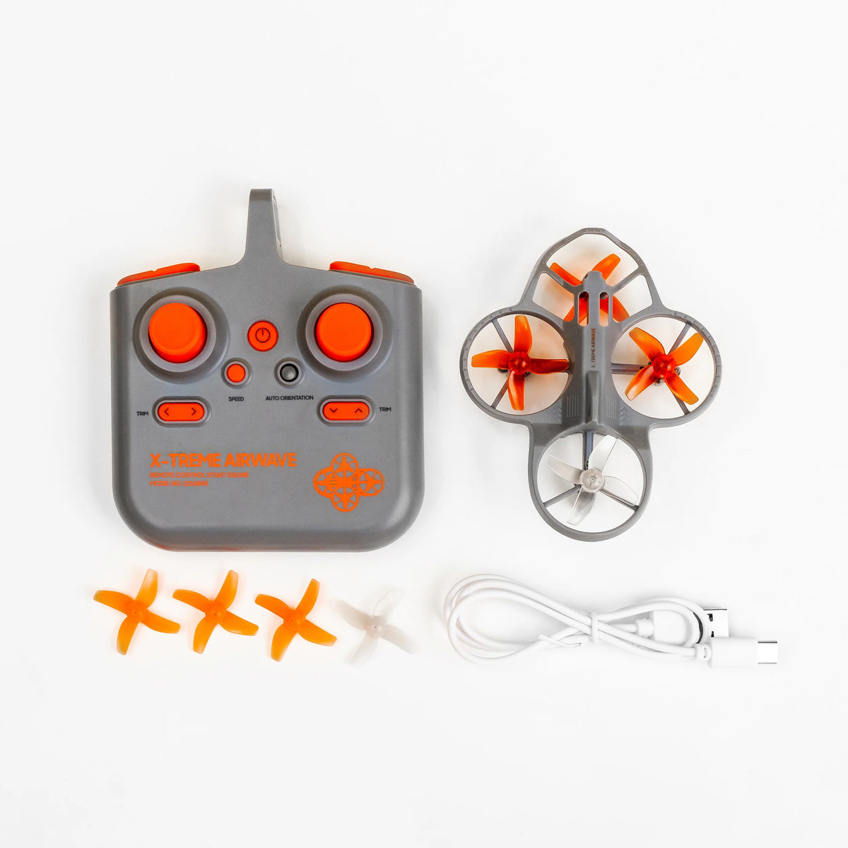 Sharper Image R/C Easy Fly X-Treme AIRWAVE Drone USB Req 3 AAA Batteries