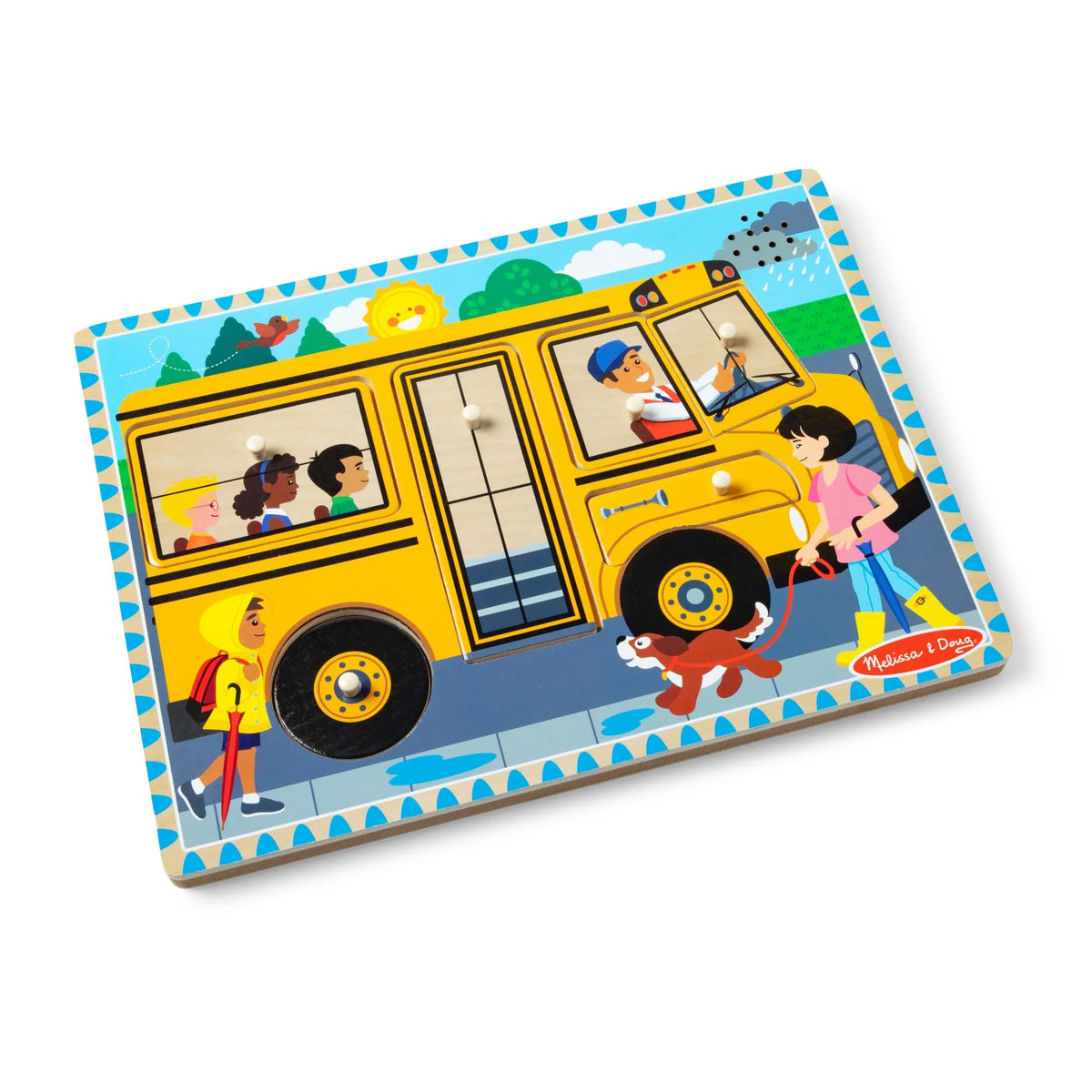 M&amp;D 739 The Wheels On The Bus Sound Puzzle
