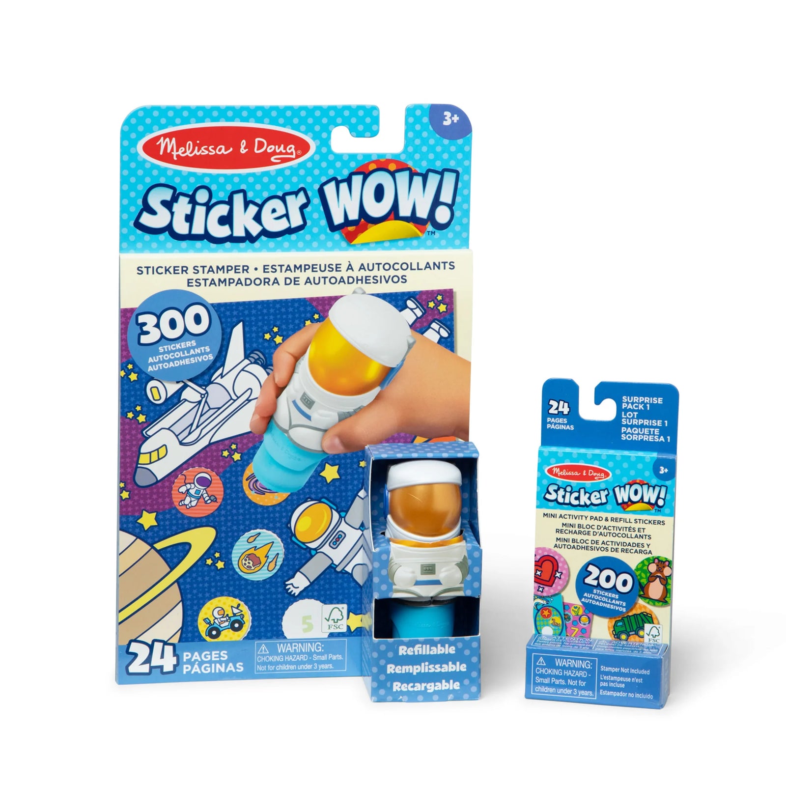 M&D 50122 Sticker WOW! Activity Pad Set - Astronaut