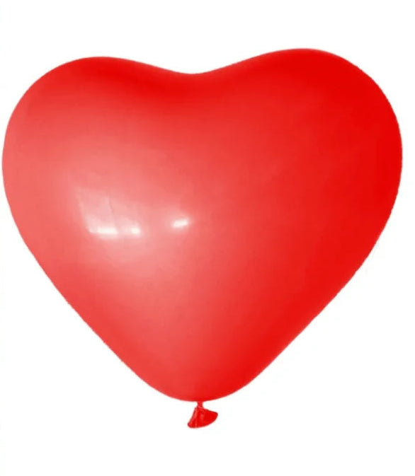 Party Balloons Helium Quality 20pk 30cm Red Hearts