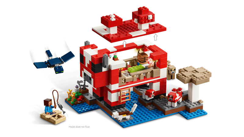 Lego 21270 Minecraft The Mooshroom House