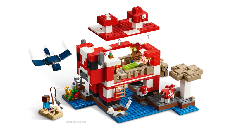 Lego 21270 Minecraft The Mooshroom House