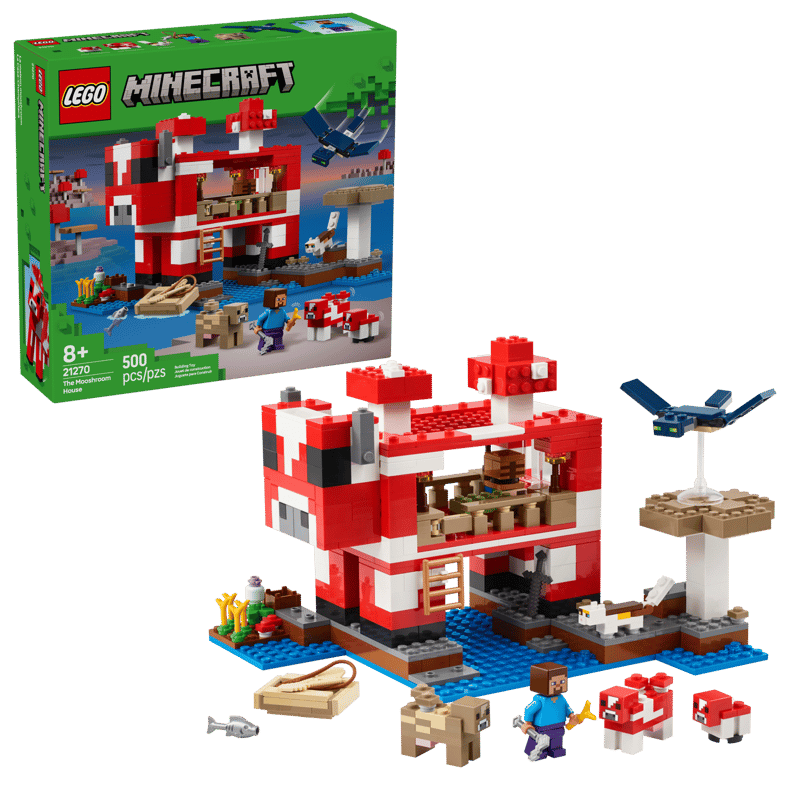 Lego 21270 Minecraft The Mooshroom House
