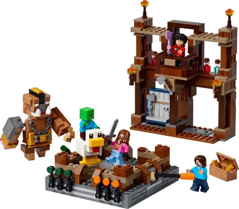 Lego 21272 Minecraft Movie Woodland Mansion Fighting Ring