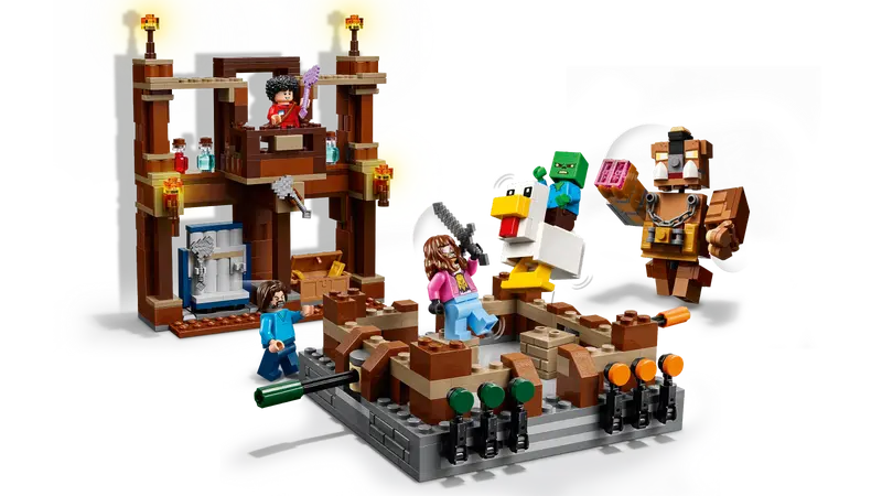 Lego 21272 Minecraft Movie Woodland Mansion Fighting Ring