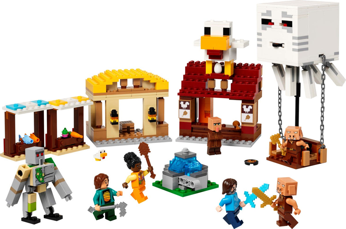 Lego 21273 Minecraft Movie The Ghast Balloon Village Attack