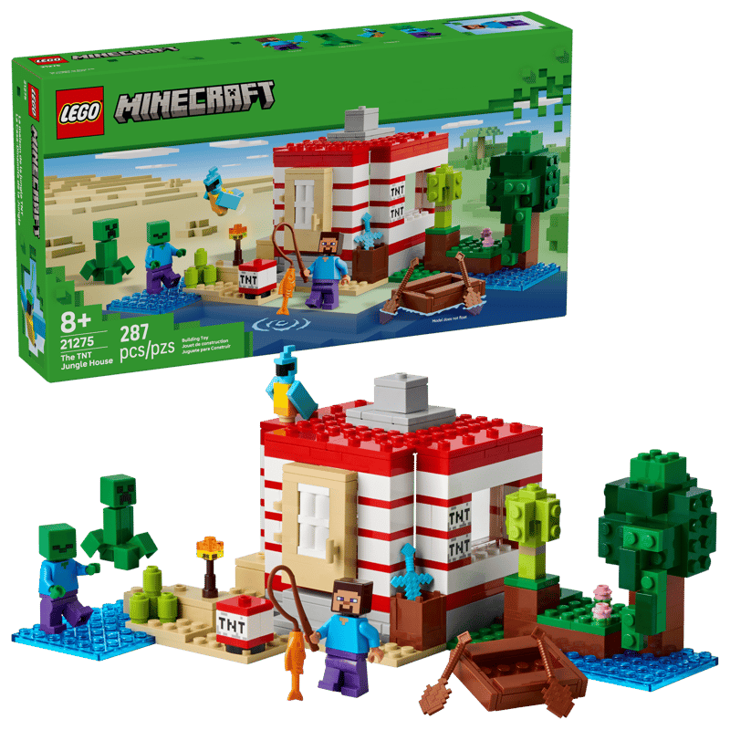 Lego 21275 Minecraft The TNT Jungle House