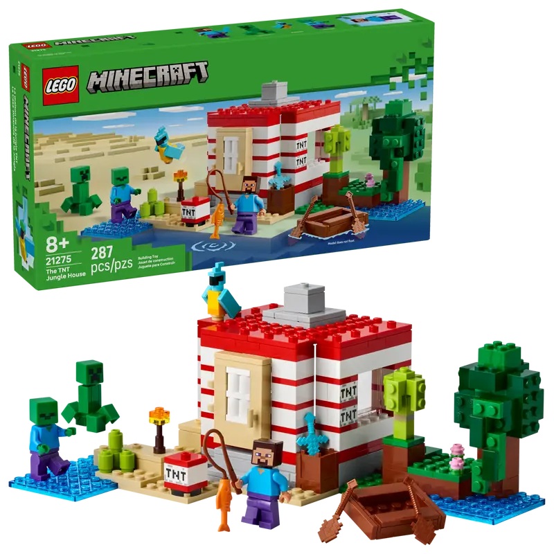 Lego 21275 Minecraft The TNT Jungle House