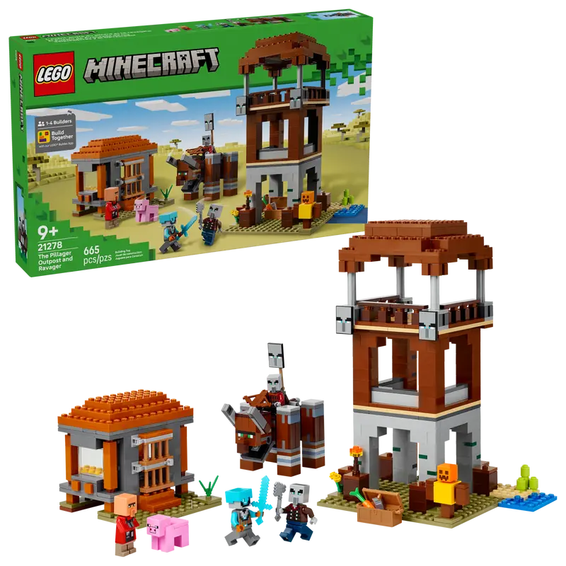 Lego 21278 Minecraft The Pillager Outpost and Ravager