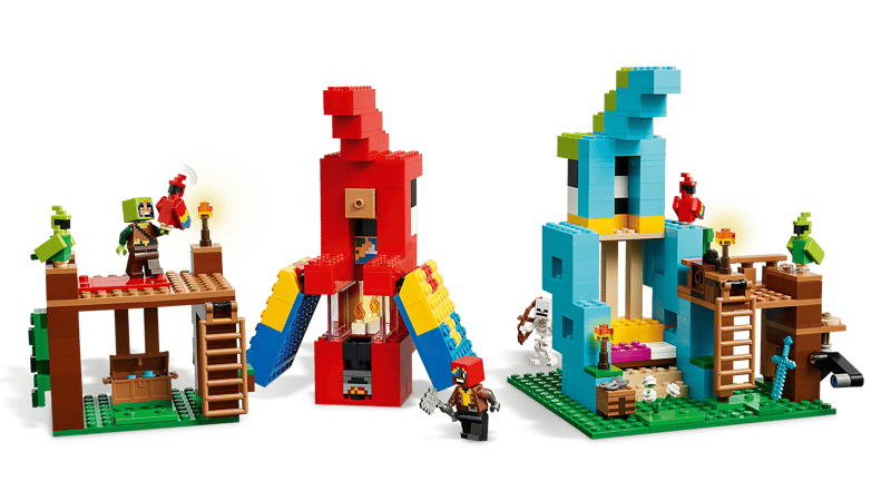 Lego 21282 Minecraft The Parrot Houses
