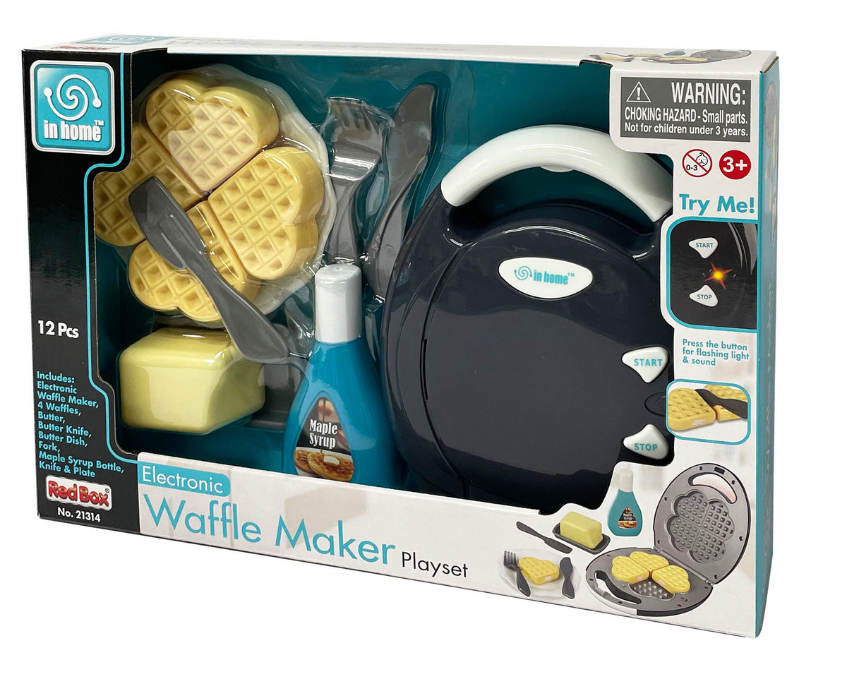 Red Box In Home Electronic Waffle Maker Playset - 2 AAA Demo Batteries Included