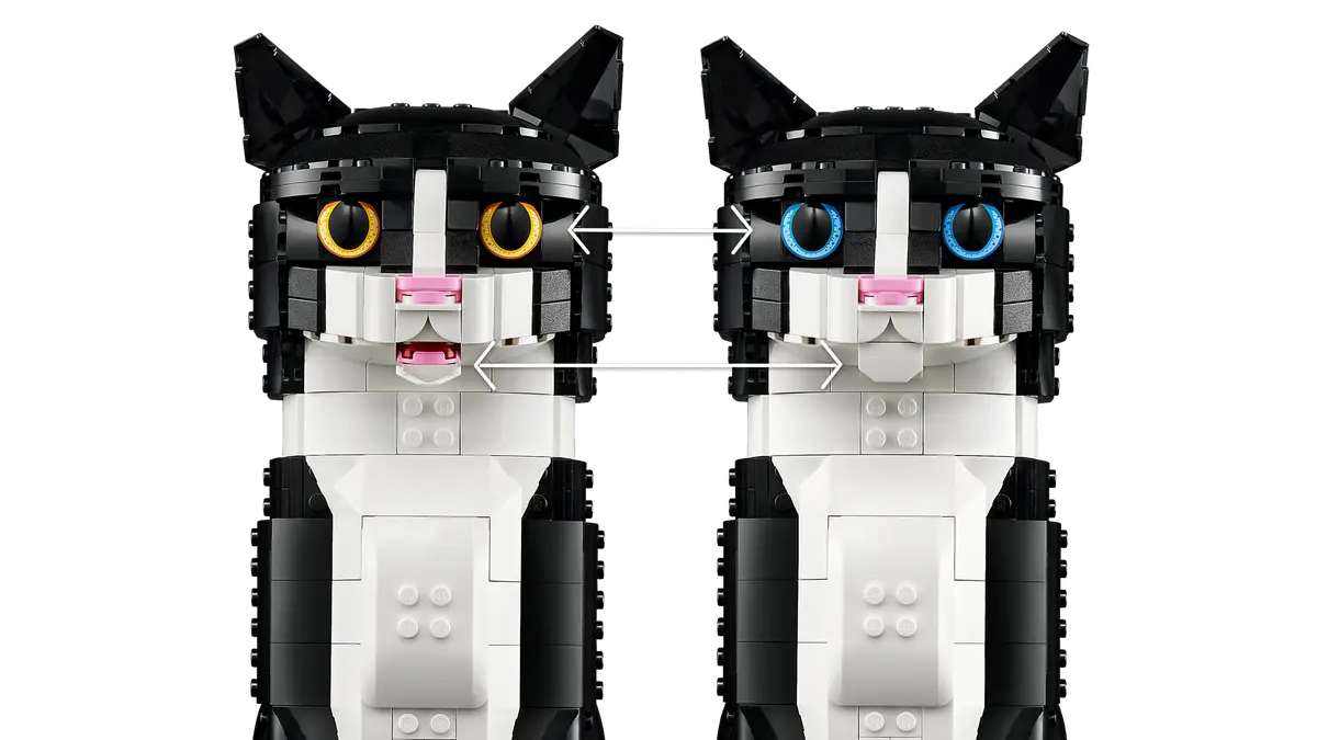 Lego 21349 Ideas Tuxedo Cat