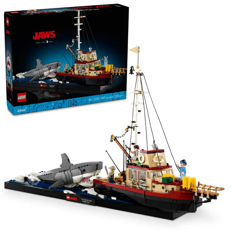 Lego 21350 Ideas HTF JAWS