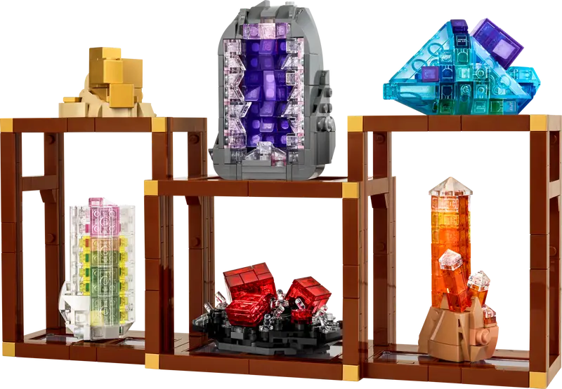 Lego 21362 Ideas Minerals Display Shelf