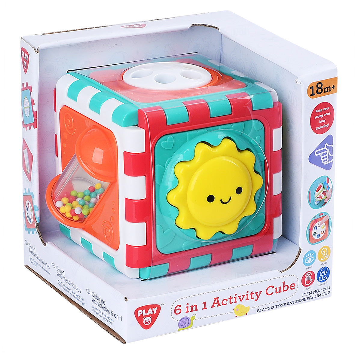 PLAYGO TOYS ENT. LTD. 6 in 1 Activity Cube