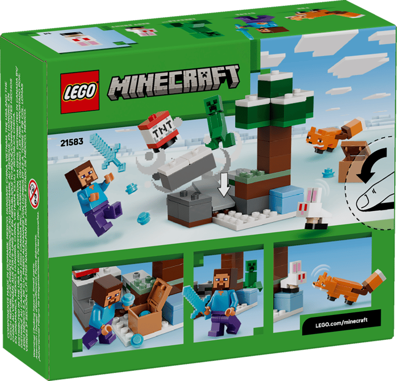 Lego 21583 Minecraft Steve's Taiga Adventure
