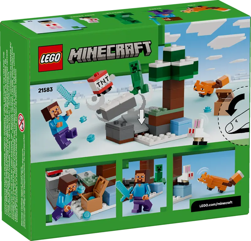 Lego 21583 Minecraft Steve's Taiga Adventure