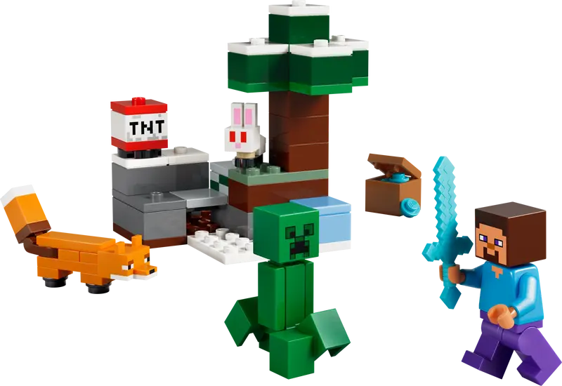 Lego 21583 Minecraft Steve's Taiga Adventure
