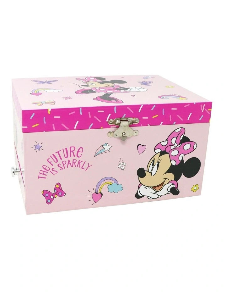 Disney Junior Minnie Mouse Musical Jewellery Box with Side Drawers