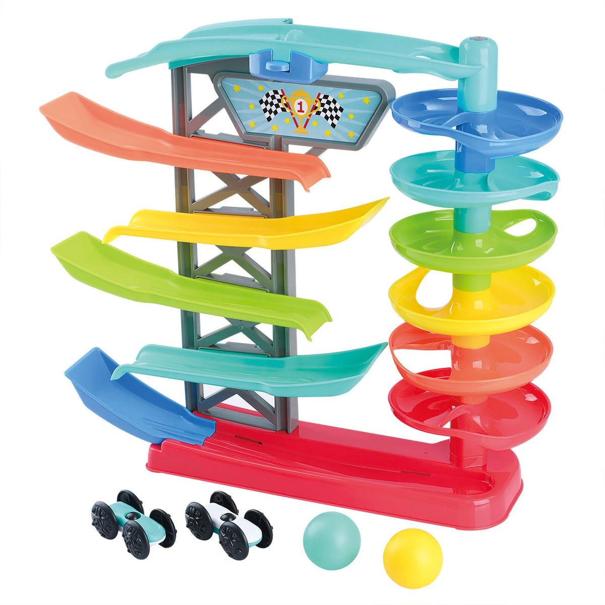 PLAYGO TOYS ENT. LTD. Busy Race and Drop Tower Set