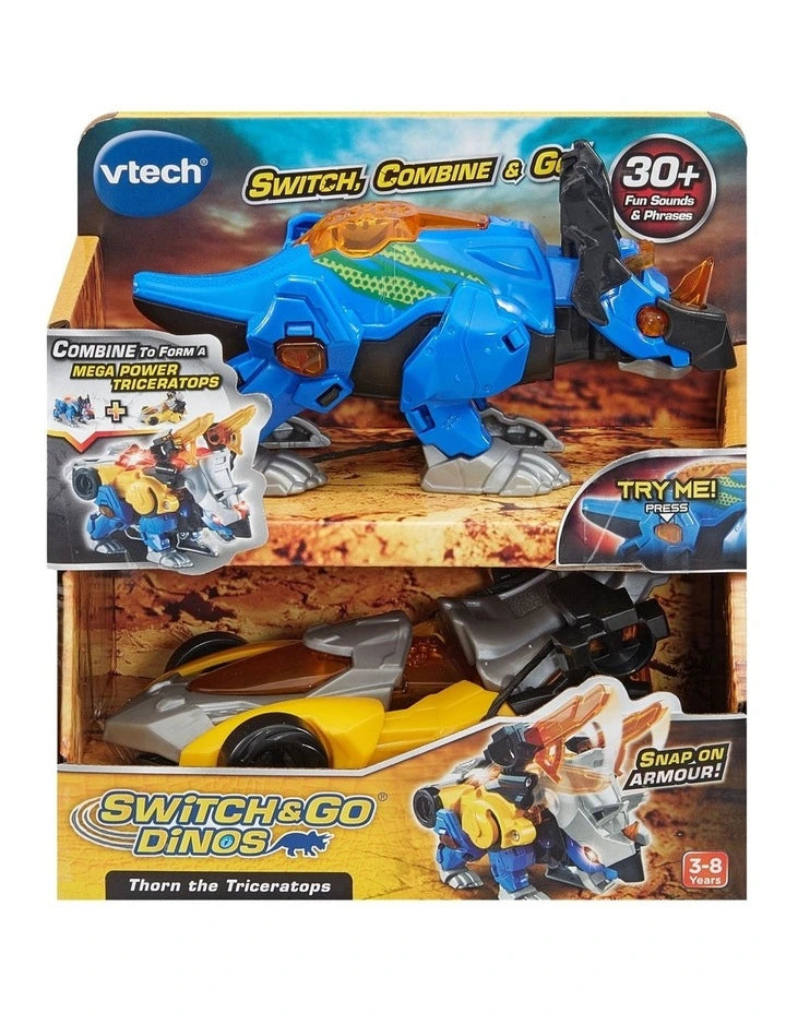 Vtech Switch & Go Dinos Thorn The Triceratops