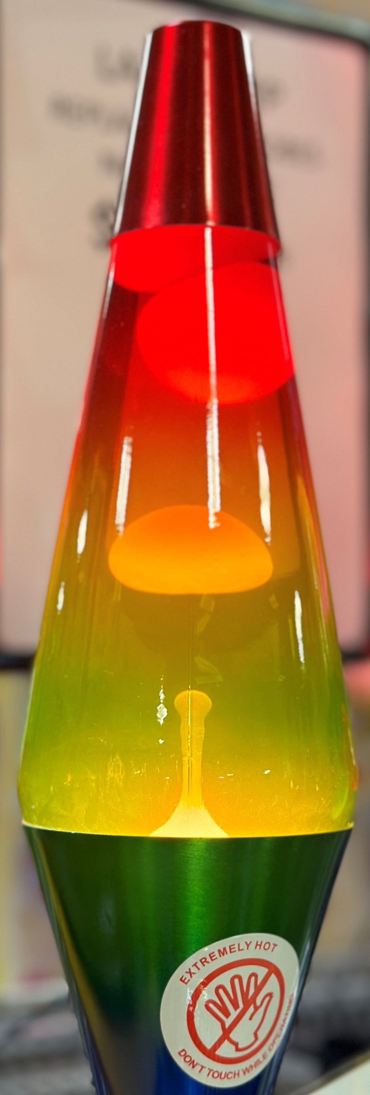 Liquid Lava Lamp Rainbow Retro (No Batteries Req)