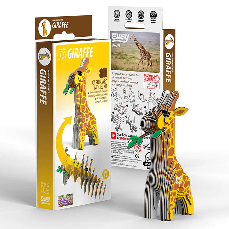 Eugy Cardboard Model Kit Giraffe