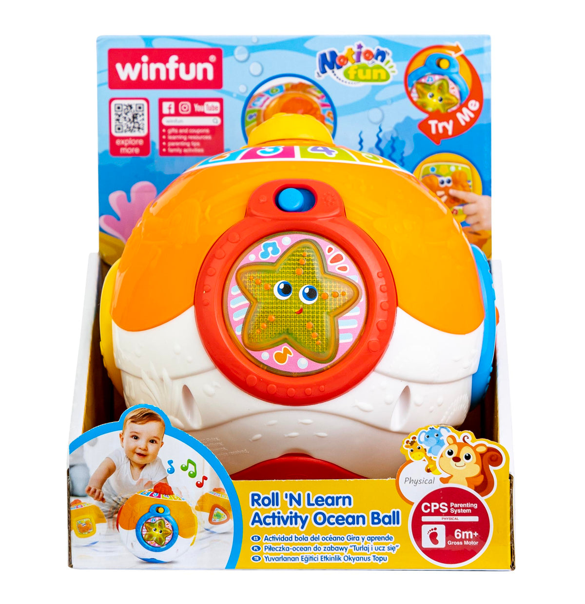 Winfun Roll N Learn Ocean Ball