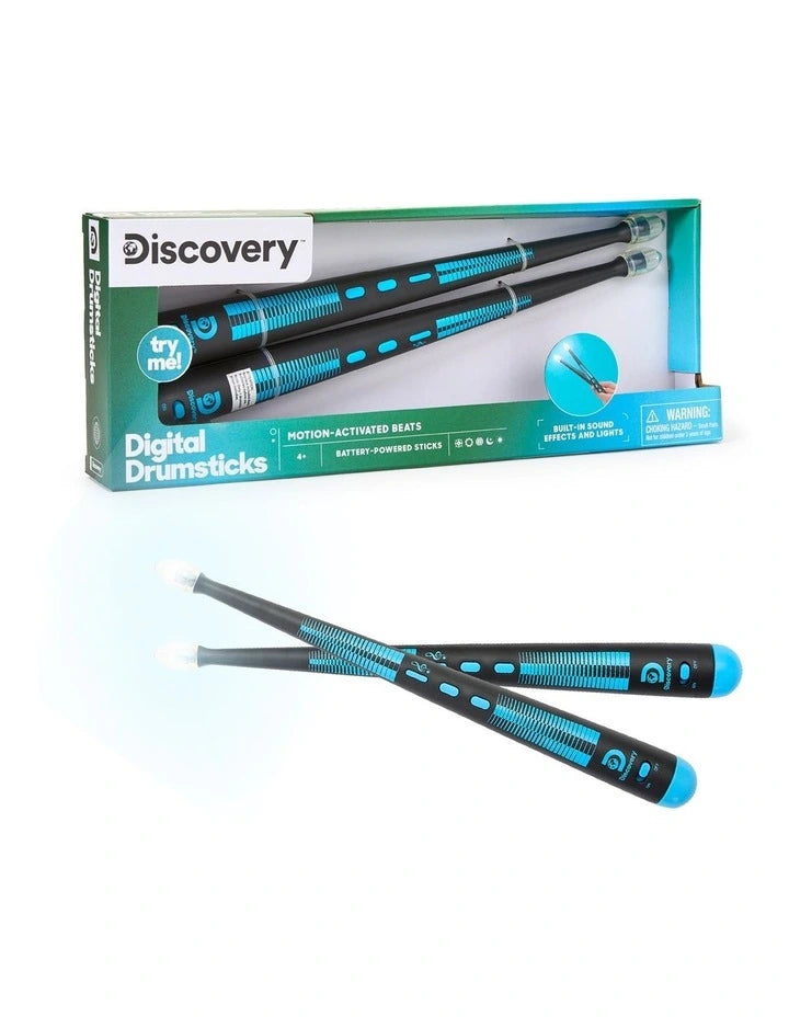 Discovery Digital Drumsticks - Requires 4xAA Batteries