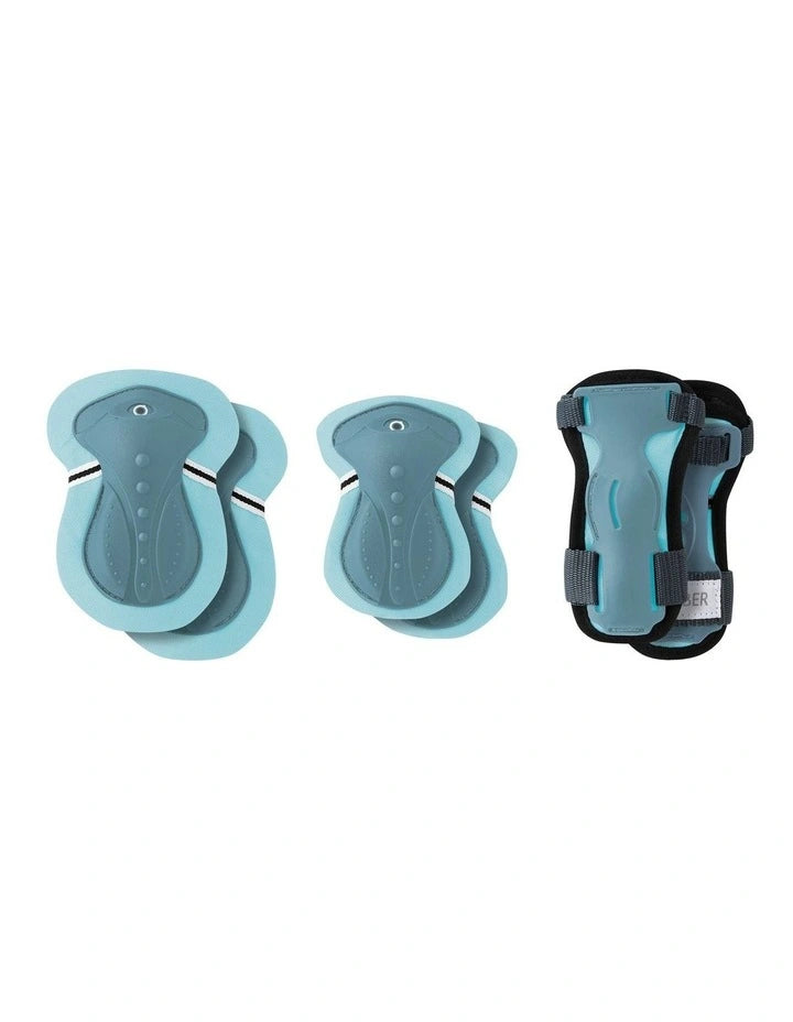 Globber Junior Protective Pad Set Pastel Blue 6-10yrs / XS
