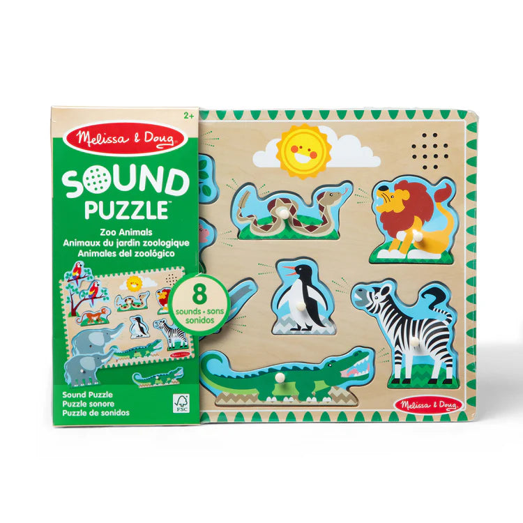 M&amp;D 74882 Zoo Animals Sound Puzzle
