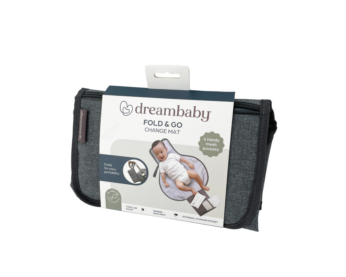 Dream Baby Fold &amp; Go Change Mat Charcoal