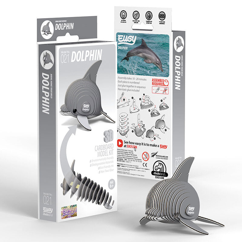 Eugy Cardboard Model Kit Dolphin